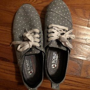 Bobs from sketchers memory foam tennis shoes